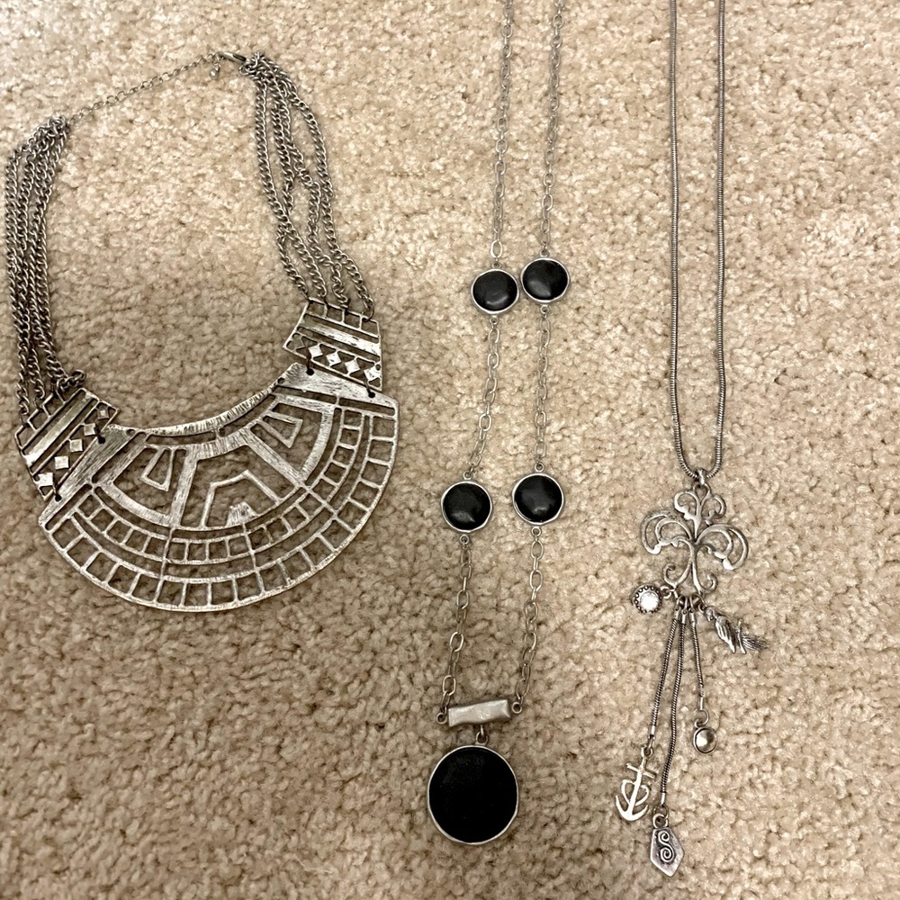 PACKAGE DEAL - Three Necklaces - Silver